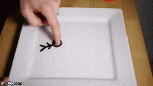 floating stick drawing