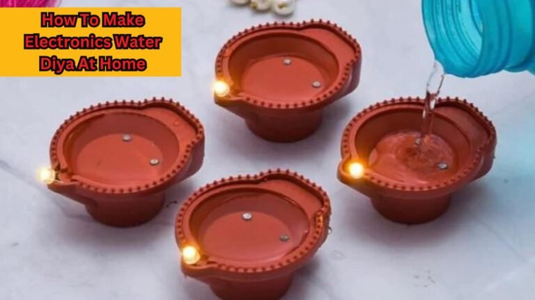 How-To-Make-Electronics-Water-Diya-At-Home