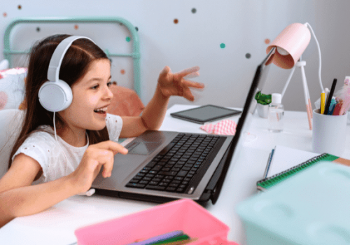 Interactive online session for kids